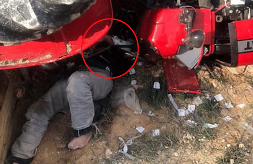 Traktörün altında canpazarı! 36 saat sonra kurtarıldı
