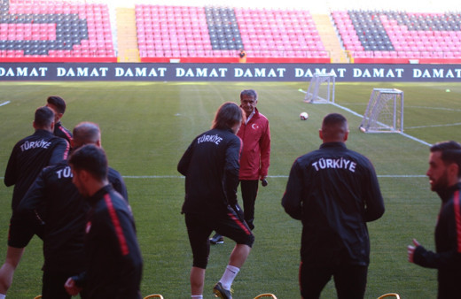 A Milli Takım Moldova maçı hazırlıklarını tamamladı