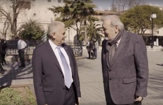 Binali Yıldırım YouTube kanalında İlber Ortaylı'yı konuk etti