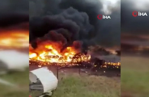 İnanılmaz olay: Eşine öfkelendi, uçağıyla binaya çarptı