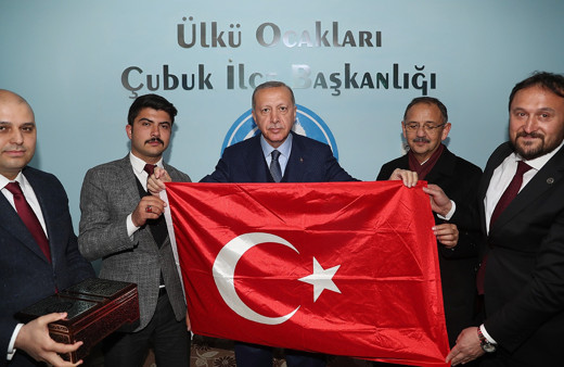 Cumhurbaşkanı Erdoğan'dan Ülkü Ocaklarına ziyaret