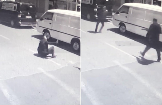 Çekmeköy'de pompalı tüfekle vurdu kamera görüntüleri ortaya çıktı