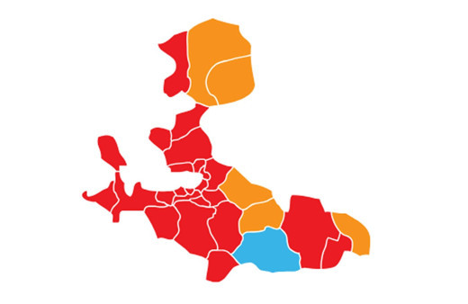 İzmir'de ilçe belediyeleri 4'e ayrıldı