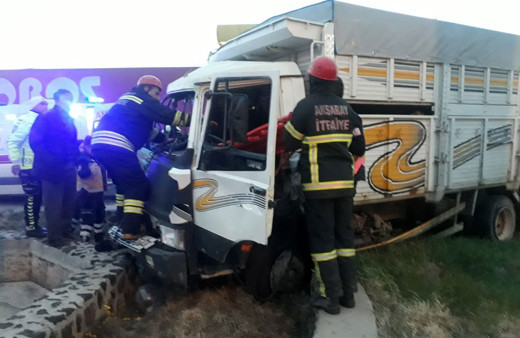 Aksaray'da zincirleme kaza! Yaralılar var