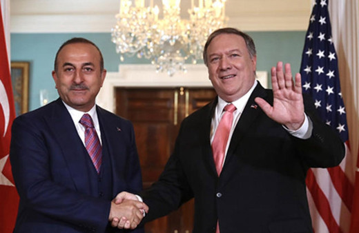 Bakan Çavuşoğlu Pompeo görüştü