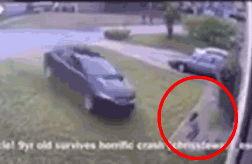 Kan donduran kaza kamerada! Çocuğa böyle çarptı