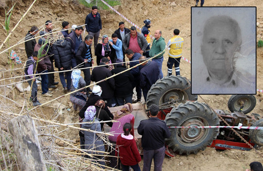 Manisa'da korkunç ölüm! Taş yüklü traktörün altında kaldı