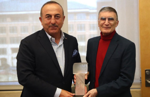 Bakan Çavuşoğlu'ndan Aziz Sancar'a ziyaret: Bu onuru bugün yaşadık