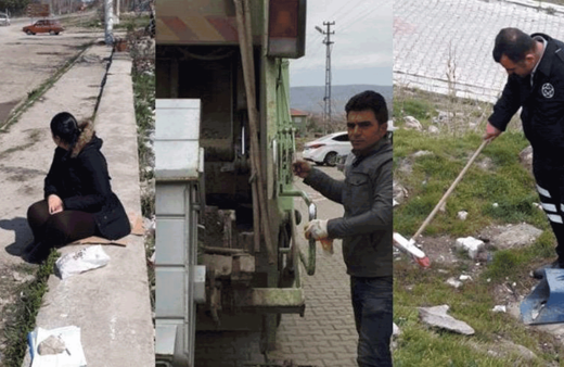Yeni seçilen başkan müdürlere çöp toplatıyor