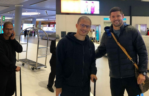 Alex'le Luciano derbi için İstanbul'da