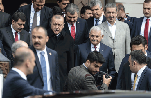 Ankara'daki görüşmede Erdoğan ve Binali Yıldırım'dan dikkat çeken detay