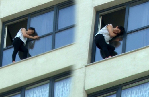 Sevgilisiyle tartıştı 18. kattan intihara kalkıştı!