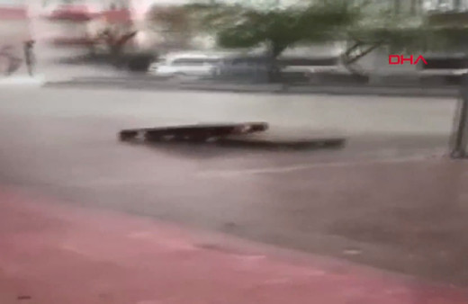 Afyonkarahisar'da kanalizasyonda metan gazı patlaması