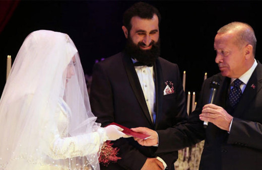Cumhurbaşkanı Erdoğan nikah şahidi oldu