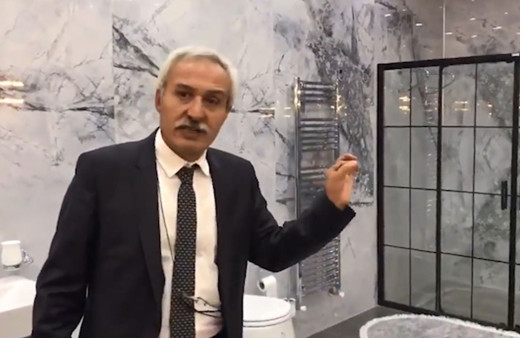 Diyarbakır belediyesindeki makam banyosu olay oldu