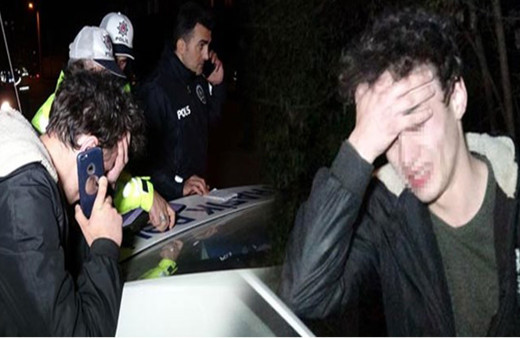 Yalvarması çözüm olmadı ehliyetine el konuldu