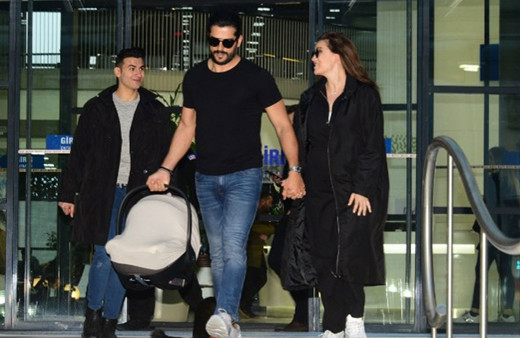 Fahriye Evcen ve Burak Özçivit'ten Karan bebek için teklif iddiasına cevap