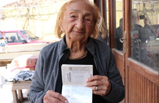 113. yaşını Kapadokya’da kutladı