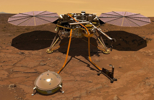 Mars'a inan uzay aracı InSight inanılmaz sesler kaydetti!