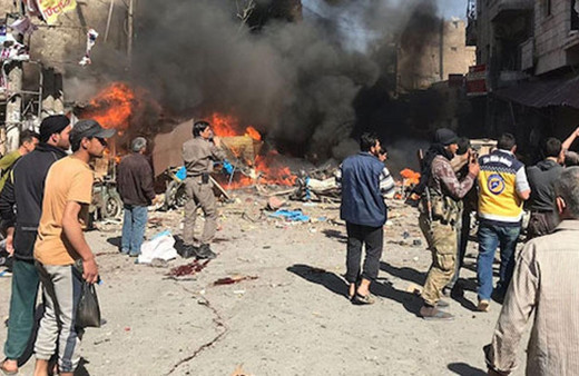 Suriye'nin İdlib kentinde patlama! Çok sayıda ölü var