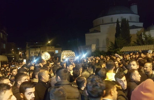 Küçükçekmece'deki protestoya polis müdahalesi