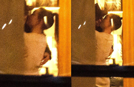 Johnny Depp 30 yaş küçük sevgilisiyle öpüşürken böyle çekildi