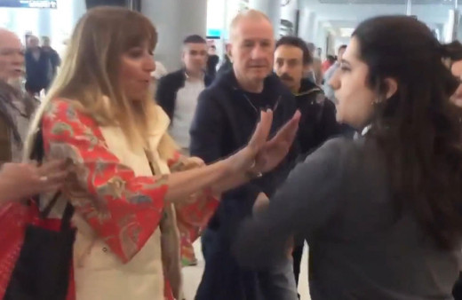 İstanbul Havalimanı'nda görevliye hakaret görüntüleri şoke etti