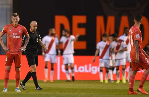 Rayo Vallecano'dan Real Madrid'e darbe