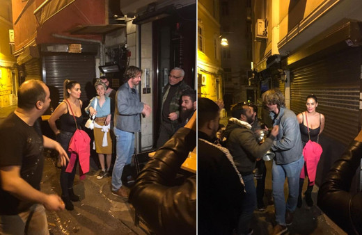 Lugano darbuka şov yaptı bahşişin kralını verdi