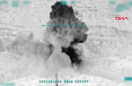 Irak'ın kuzeyi Zap bölgesinde 14 terörist etkisiz hale getirildi