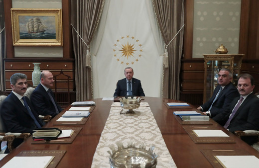 Cumhurbaşkanı Erdoğan Bakan Soylu ve Ersoy'u kabul etti
