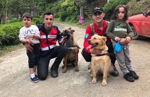 Rize'de kaybolan iki çocuk bulundu