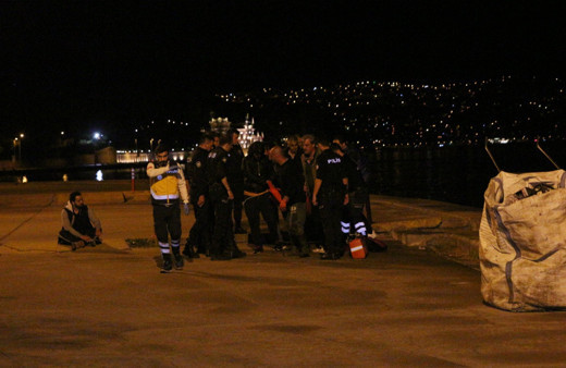 Sarıyer'de denize düşen kişi kurtarılamadı