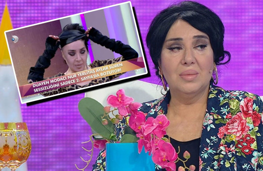 Nur Yerlitaş bir anda bandanasını çıkardı canlı yayında herkesi şoke etti