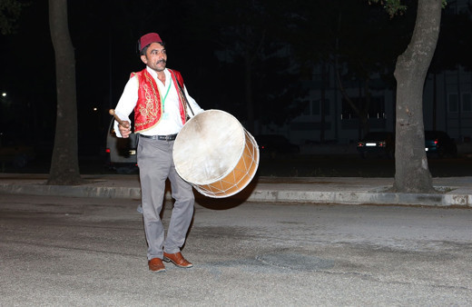Çorumlular Mehter Marşı ile sahura kalktı