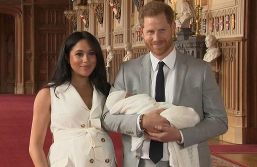 Meghan Markle ve Prens Harry'nin bebeğinin görüntüsü