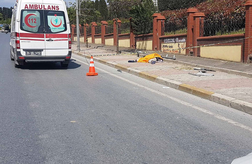 İstanbul Küçükçekmece'de inanılmaz ölüm
