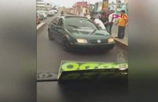 Kural ihlali yapan sürücüye baltalı saldırı