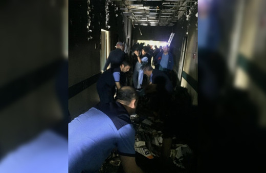 Malatya'da profesörün odasını yakan hasta yakını tutuklandı