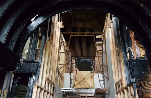 ABD'de kundaklanan camide büyük hasar! Türkiye'den sert tepki