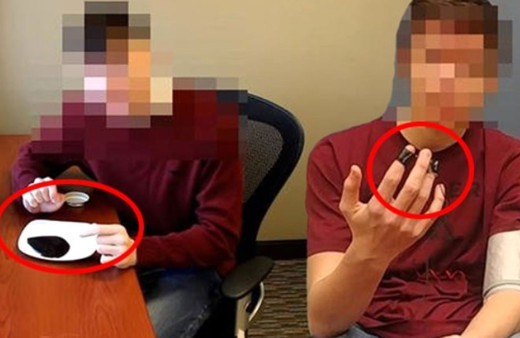 2030 yılından geldiğini söyledi! Gösterdiği madde herkesi şok etti