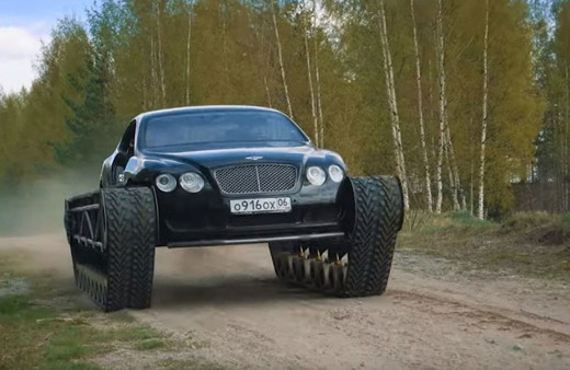 Rus yapımı dünyanın en lüks tankı: Ultratank Bentley Continental GT