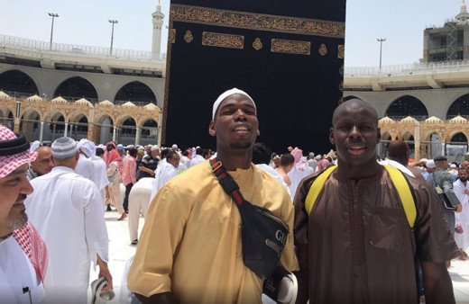 Paul Pogba'dan umre paylaşımı