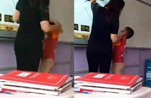 Öğrencisine tokat atan öğretmene velilerden destek