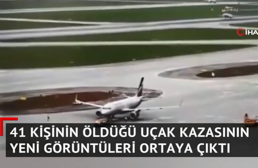 Rusya'daki yaşanan korkunç kazanın yeni görüntüleri ortaya çıktı