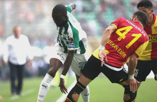 Bursaspor Göztepe maçı golleri ve geniş özeti