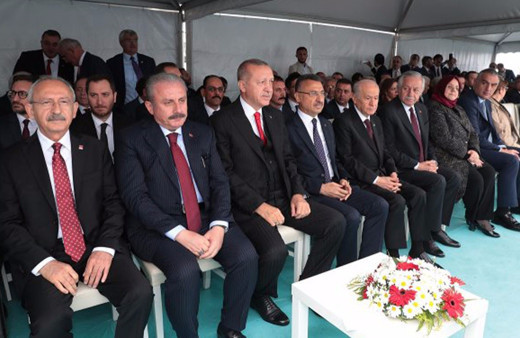 19 Mayıs'ın 100 yıl dönümünde bütün liderler Samsun'da buluştu