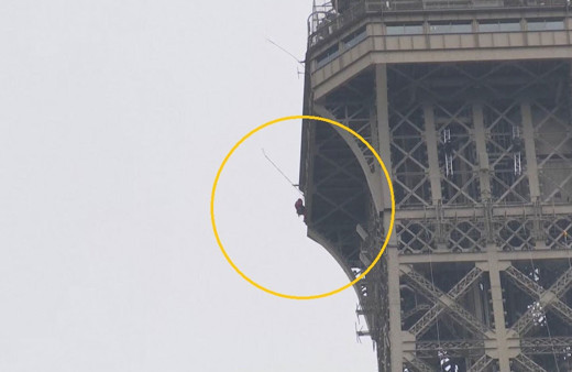 Eyfel kulesini tahliye ettiren çılgınlık