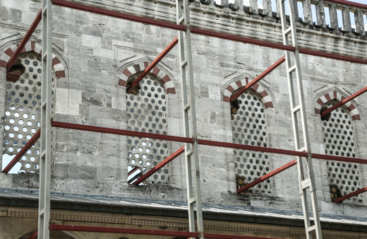 Sultanahmet'te tartışma yaratan restorasyon