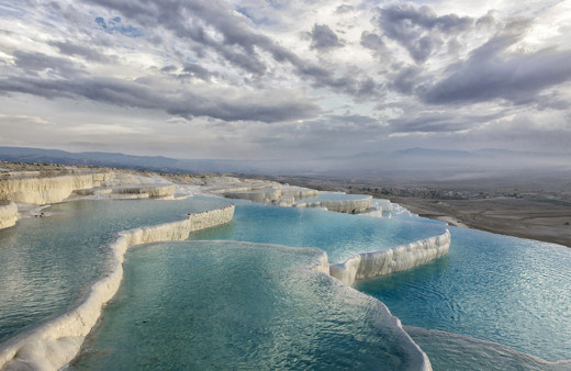 Pamukkale'de bayram tatilinde otellerin yüzde yüzünün dolması bekleniyor